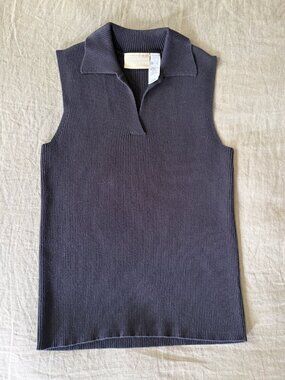 Vintage Liz Claiborne LIZWEAR Collared Sweater Tank